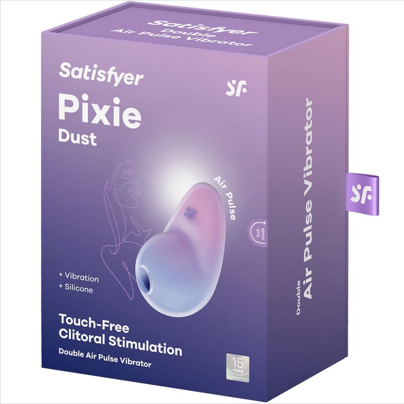 SATISFYER - PIXIE DUST LILA ESTIMULADOR AIR PLUSE - Kanerotika SL