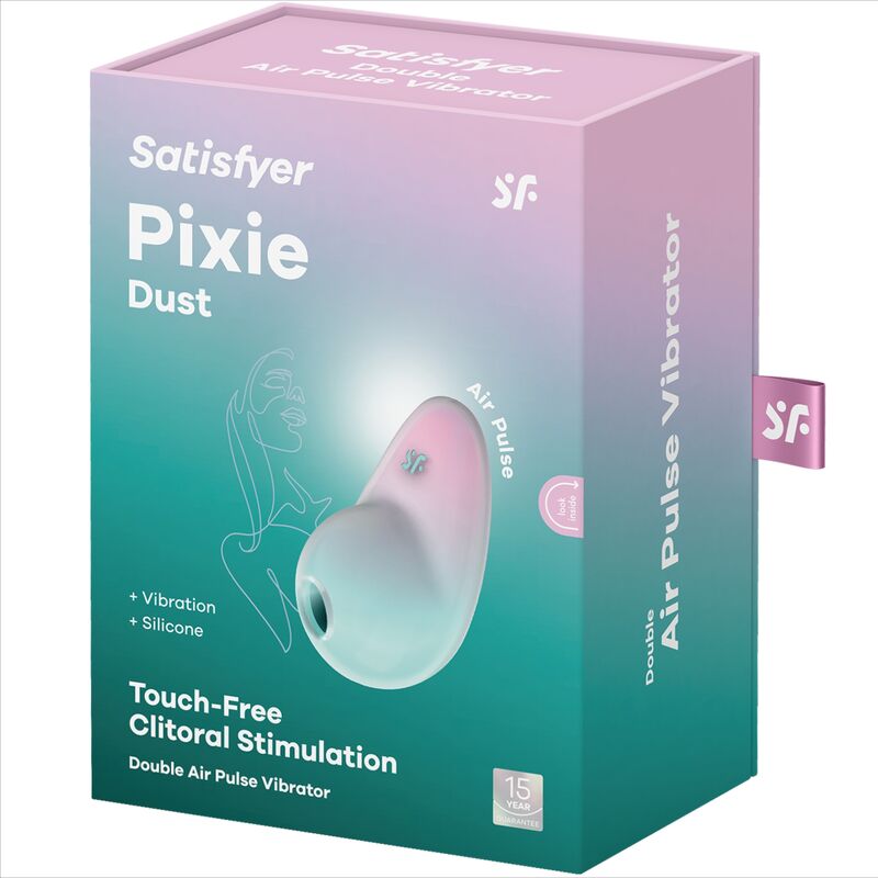 SATISFYER - PIXIE DUST AZUL ESTIMULADOR AIR PLUSE - Kanerotika SL