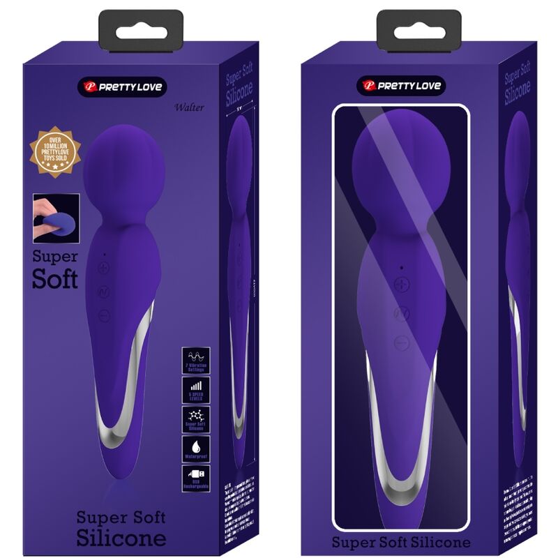 PRETTY LOVE - WALTER VIBRADOR WAND VIOLETA - Kanerotika SL