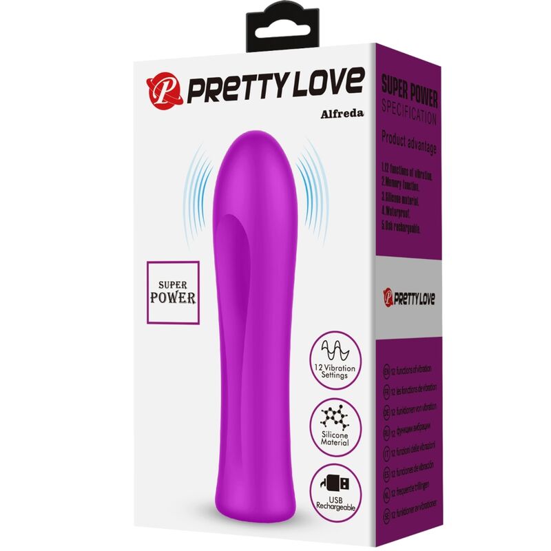 PRETTY LOVE - ALFREDA VIBRADOR SUPER POWER VIOLETA - Kanerotika SL