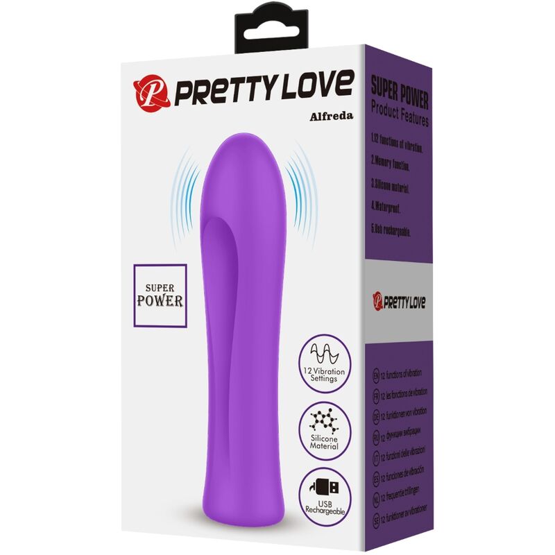 PRETTY LOVE - ALFREDA VIBRADOR SUPER POWER MORADO - Kanerotika SL