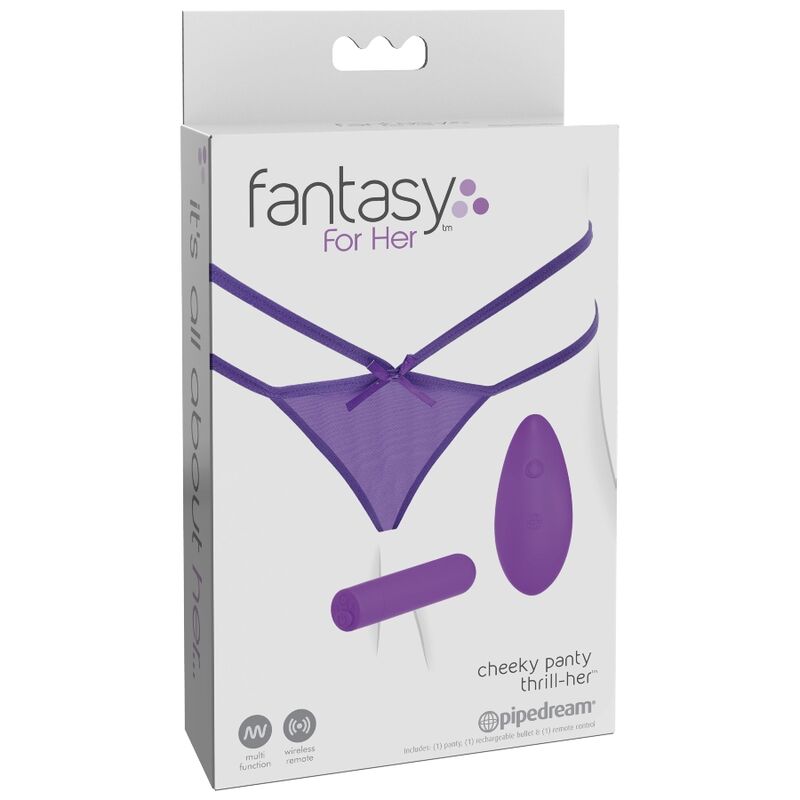 FANTASY FOR HER - TANGA CON VIBRACION CHEEKY PANTY - Kanerotika SL