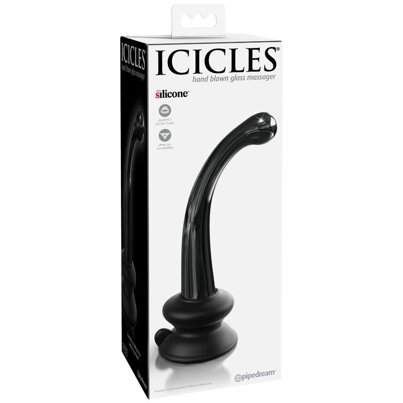 ICICLES - N. 87 DILDO VIDRIO CON VENTOSA - Kanerotika SL