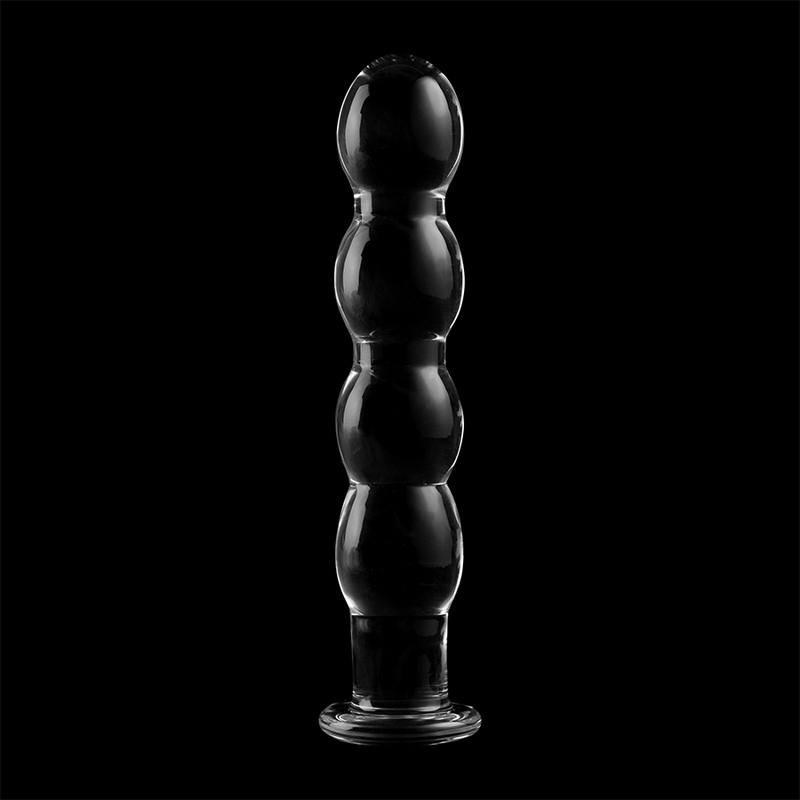 NEBULA SERIES BY IBIZA - MODELO 10 DILDO CRISTAL BOROSILICATO 16.5 X 3.5 CM TRANSPARENTE - Kanerotika SL