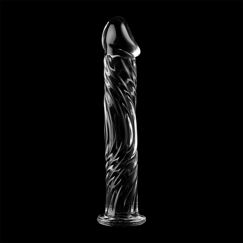 NEBULA SERIES BY IBIZA - MODELO 12 DILDO CRISTAL BOROSILICATO 17 X 3.5 CM TRANSPARENTE - Kanerotika SL