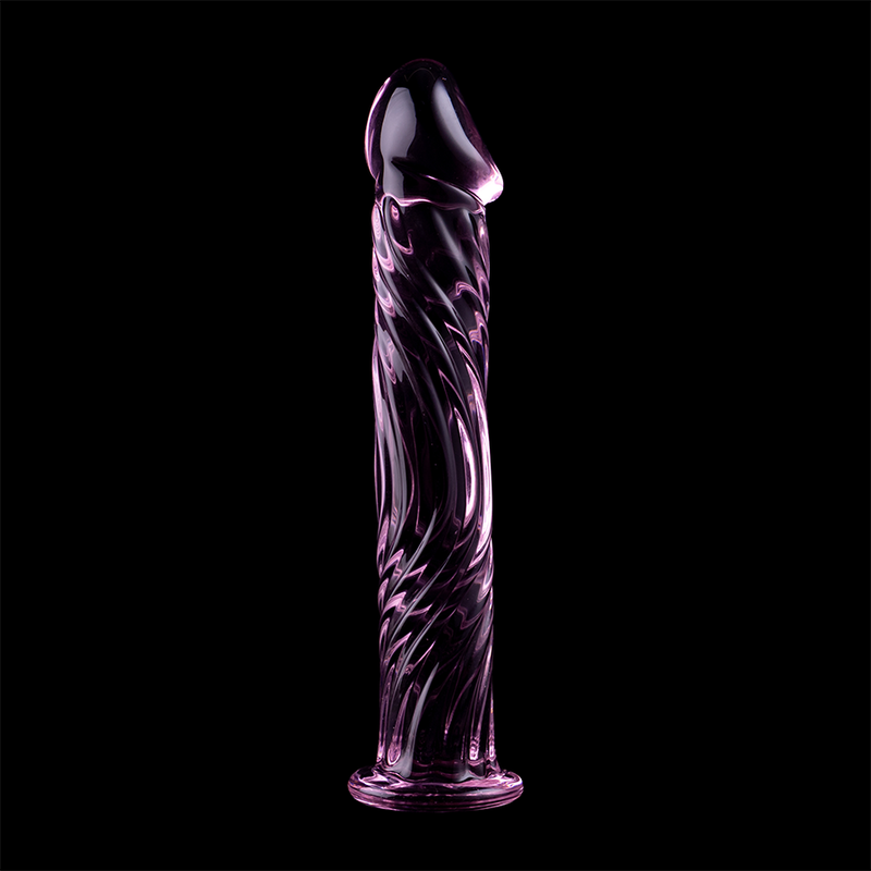 NEBULA SERIES BY IBIZA - MODELO 12 DILDO CRISTAL BOROSILICATO 17 X 3.5 CM ROSA - Kanerotika SL