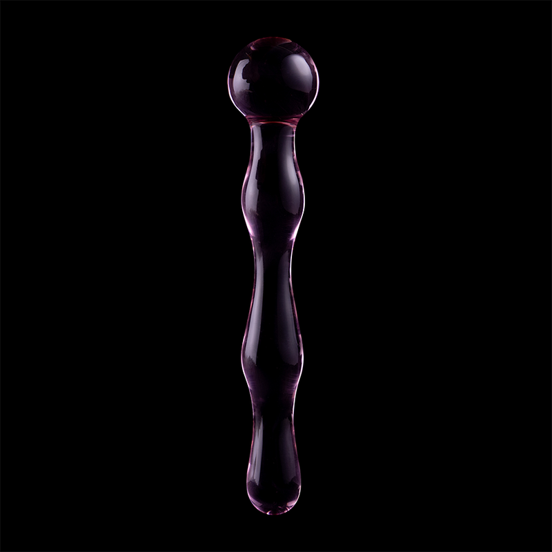 NEBULA SERIES BY IBIZA - MODELO 13 DILDO CRISTAL BOROSILICATO 18 X 3.5 CM ROSA - Kanerotika SL