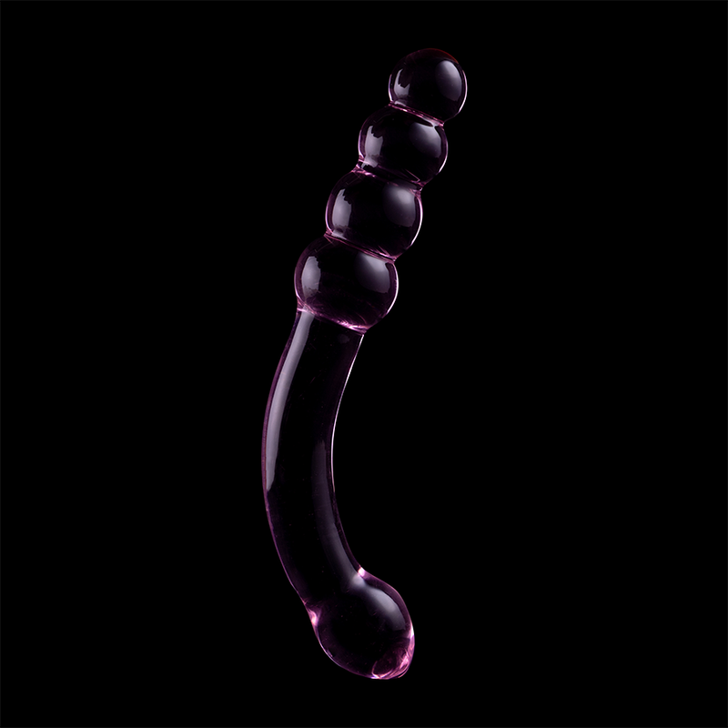 NEBULA SERIES BY IBIZA - MODELO 14 DILDO CRISTAL BOROSILICATO 18.5 X 3 CM ROSA - Kanerotika SL