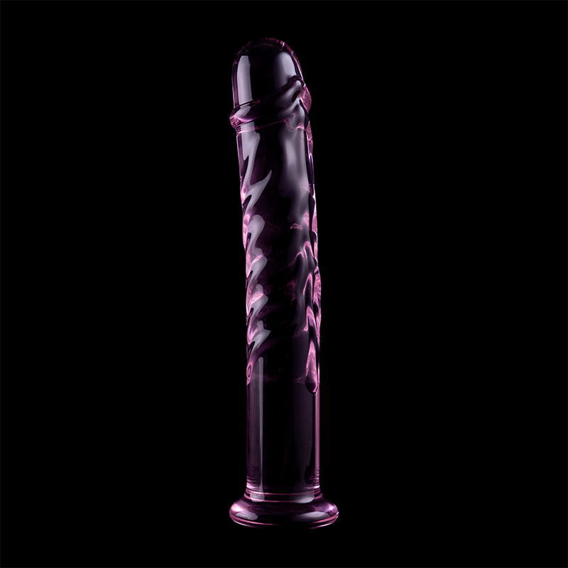 NEBULA SERIES BY IBIZA - MODELO 16 DILDO CRISTAL BOROSILICATO 18.5 X 3 CM ROSA - Kanerotika SL