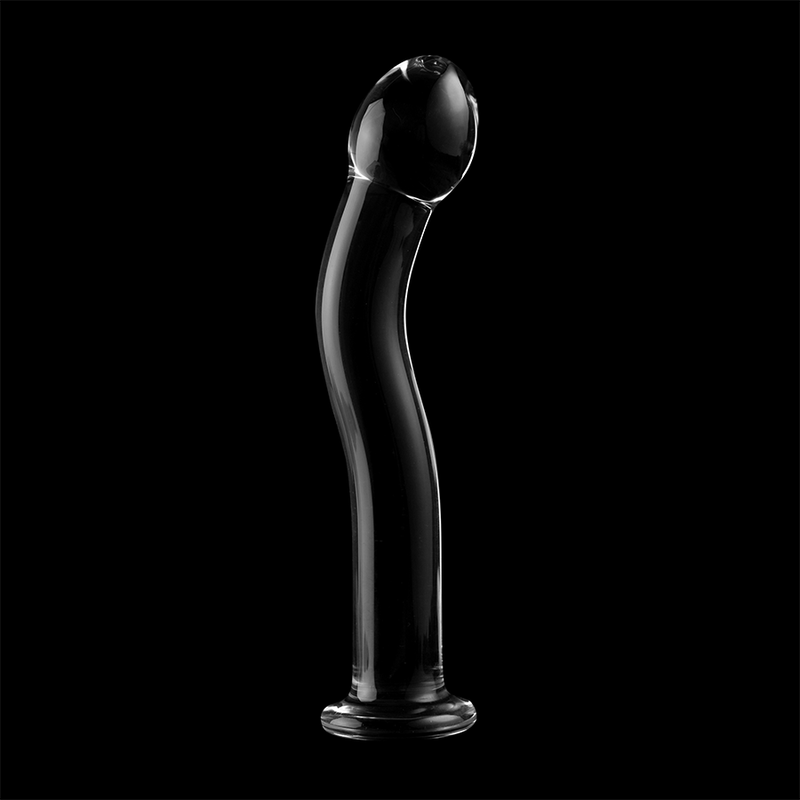 NEBULA SERIES BY IBIZA - MODELO 18 DILDO CRISTAL BOROSILICATO 18.5 X 3.5 CM TRANSPARENTE - Kanerotika SL