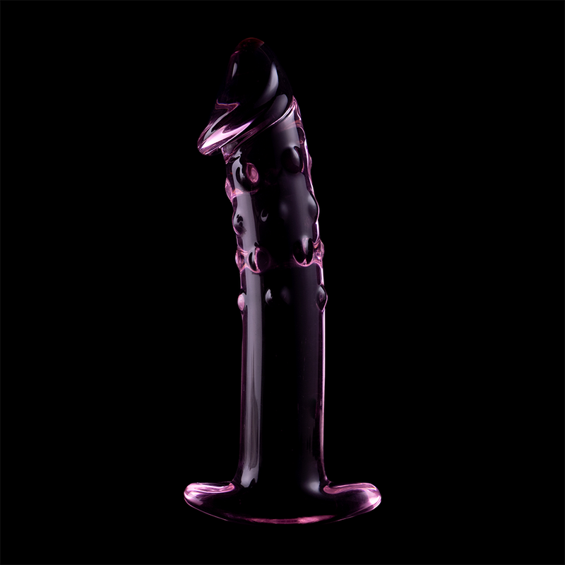 NEBULA SERIES BY IBIZA - MODELO 19 DILDO CRISTAL BOROSILICATO 18.5 X 4 CM ROSA - Kanerotika SL