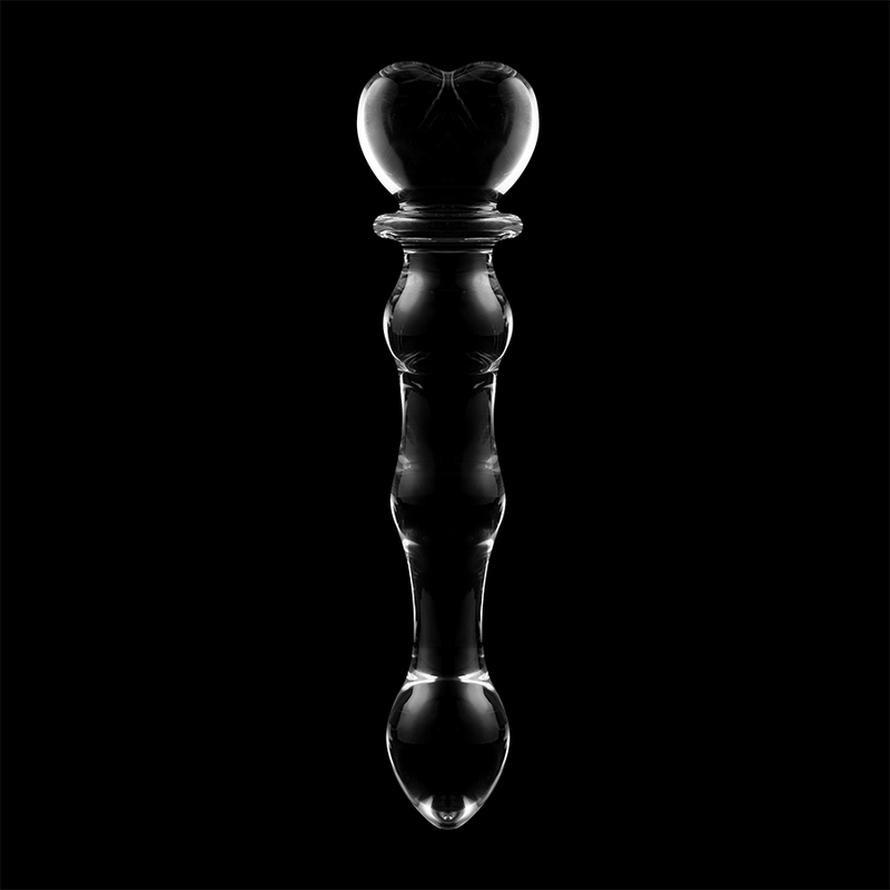 NEBULA SERIES BY IBIZA - MODELO 21 DILDO CRISTAL BOROSILICATO 20.5 X 3.5 CM TRANSPARENTE - Kanerotika SL