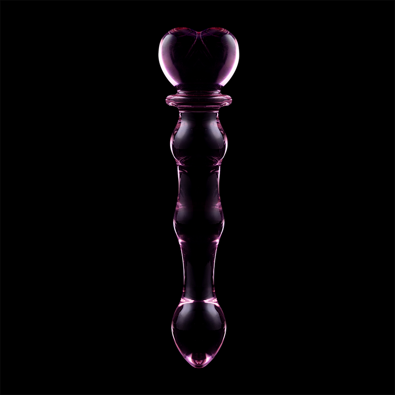 NEBULA SERIES BY IBIZA - MODELO 21 DILDO CRISTAL BOROSILICATO 20.5 X 3.5 CM ROSA - Kanerotika SL