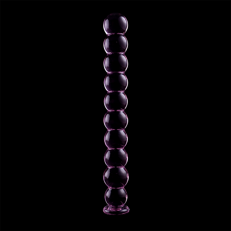 NEBULA SERIES BY IBIZA - MODELO 22 DILDO CRISTAL BOROSILICATO 21.5 X 2.5 CM ROSA - Kanerotika SL