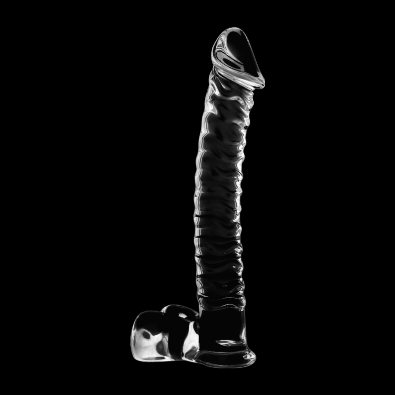 NEBULA SERIES BY IBIZA - MODELO 23 DILDO CRISTAL BOROSILICATO 21.5 X 4 CM TRANSPARENTE - Kanerotika SL