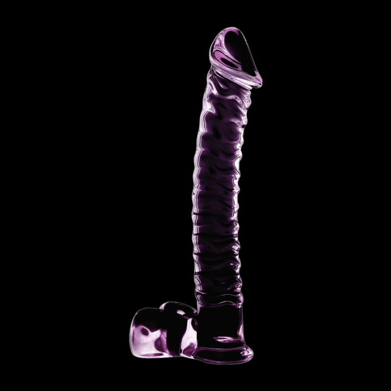 NEBULA SERIES BY IBIZA - MODELO 23 DILDO CRISTAL BOROSILICATO 21.5 X 4 CM ROSA - Kanerotika SL