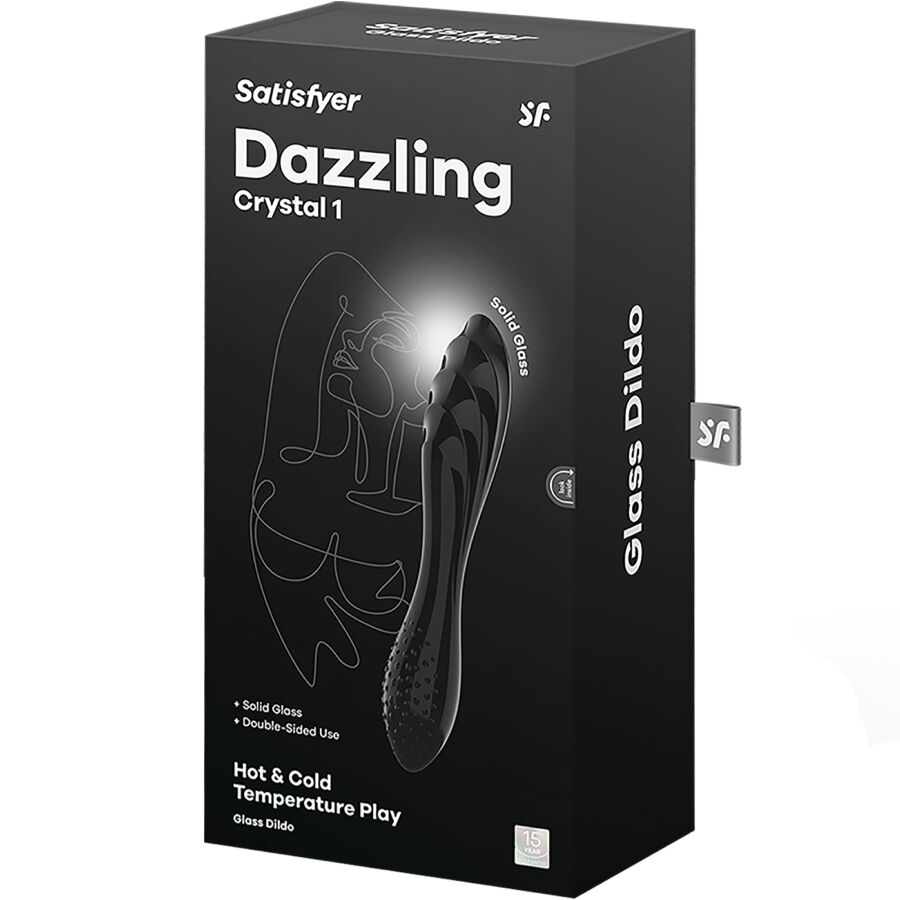 SATISFYER - DAZZLING CRYSTAL NEGRO - Kanerotika SL