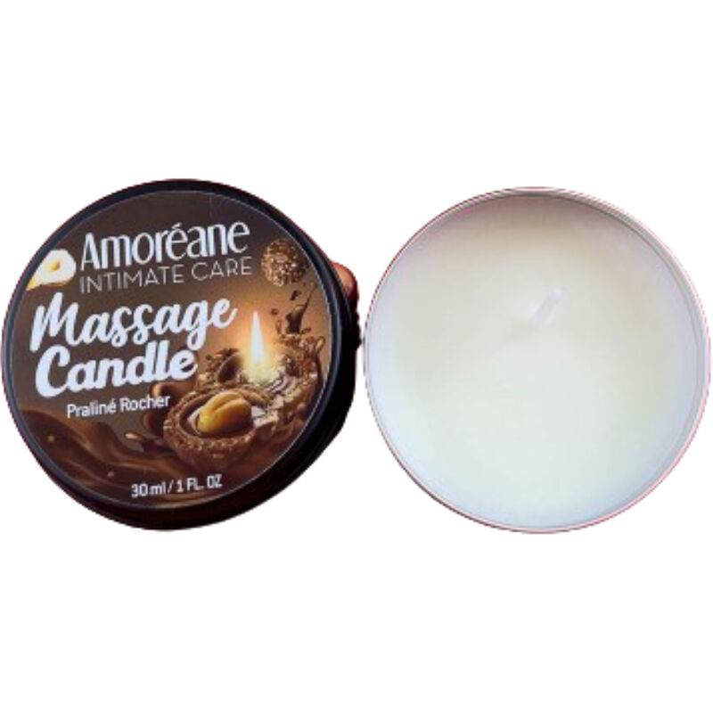 AMOREANE - VELA DE MASAJE PRALINÉ ROCHER 30 ML - Kanerotika SL