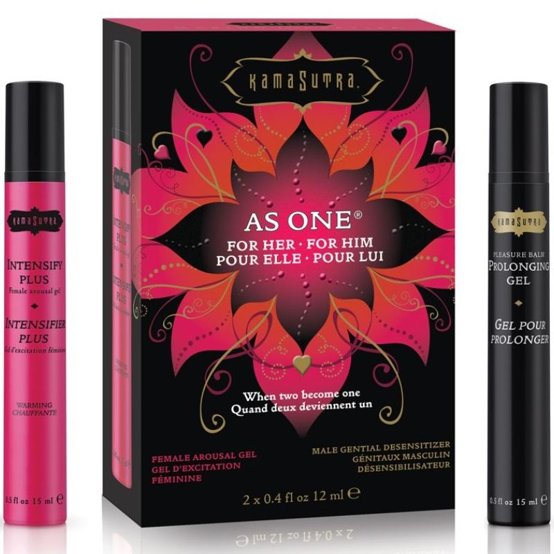 KAMASUTRA - KIT PAREJAS PARA EL Y ELLA AS ONE 12 ML - Kanerotika SL