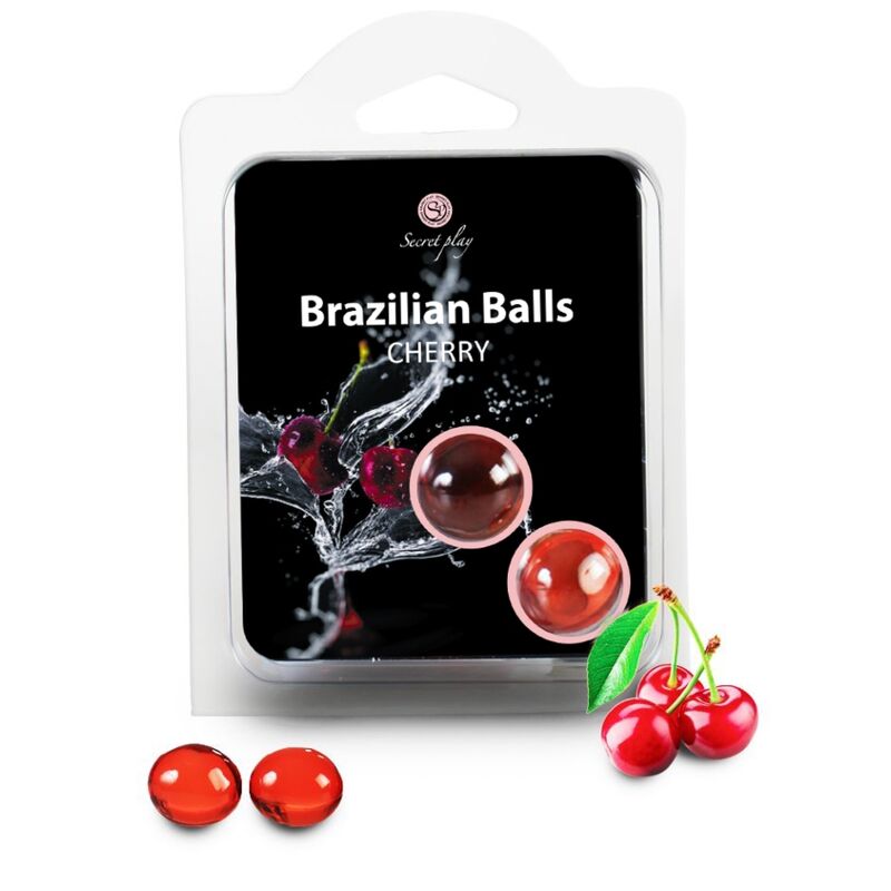 SECRETPLAY - BRAZILIAN BALLS CEREZA SET 2 BOLAS - Kanerotika SL