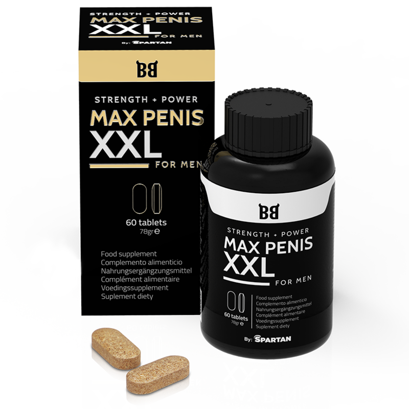 BLACK BULL - MAX PENIS XXL AUMENTO PENE 60 CÁPSULAS - Kanerotika SL