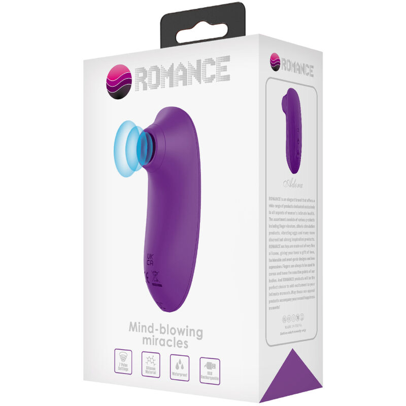 ROMANCE - ADORA MINI SUCCIONADOR CLITORIS VIOLETA - Kanerotika SL