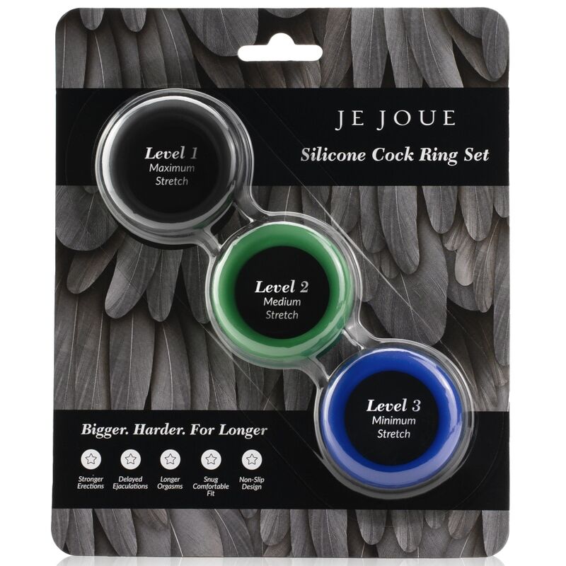 JE JOUE - SILICONE SET ANILLOS PENE DE SILICONA - Kanerotika SL