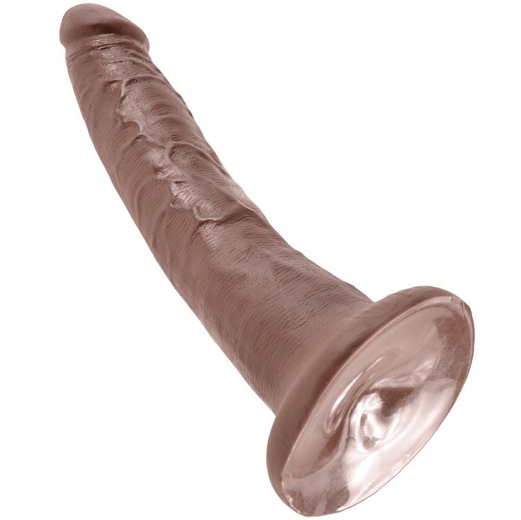 KING COCK - 7 PENE COLOR CHOCOLATE 17.8 CM - Kanerotika SL