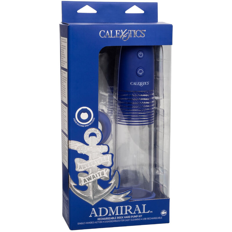 ADMIRAL - KIT BOMBA DE ERECCION RECARGABLE - Kanerotika SL