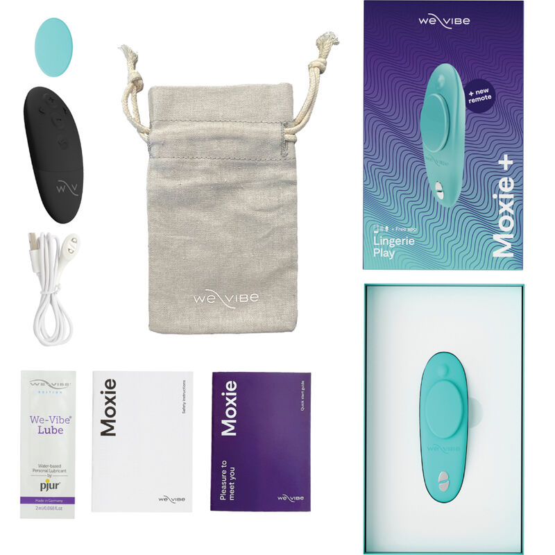 WE-VIBE - MOXIE + VIBRADOR CLÍTORIS AQUA - Kanerotika SL