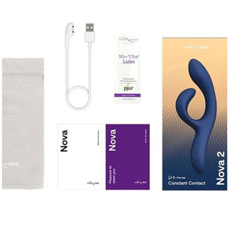 WE-VIBE - NOVA 3 VIBRADOR RABBIT AZUL MEDIANOCHE - Kanerotika SL