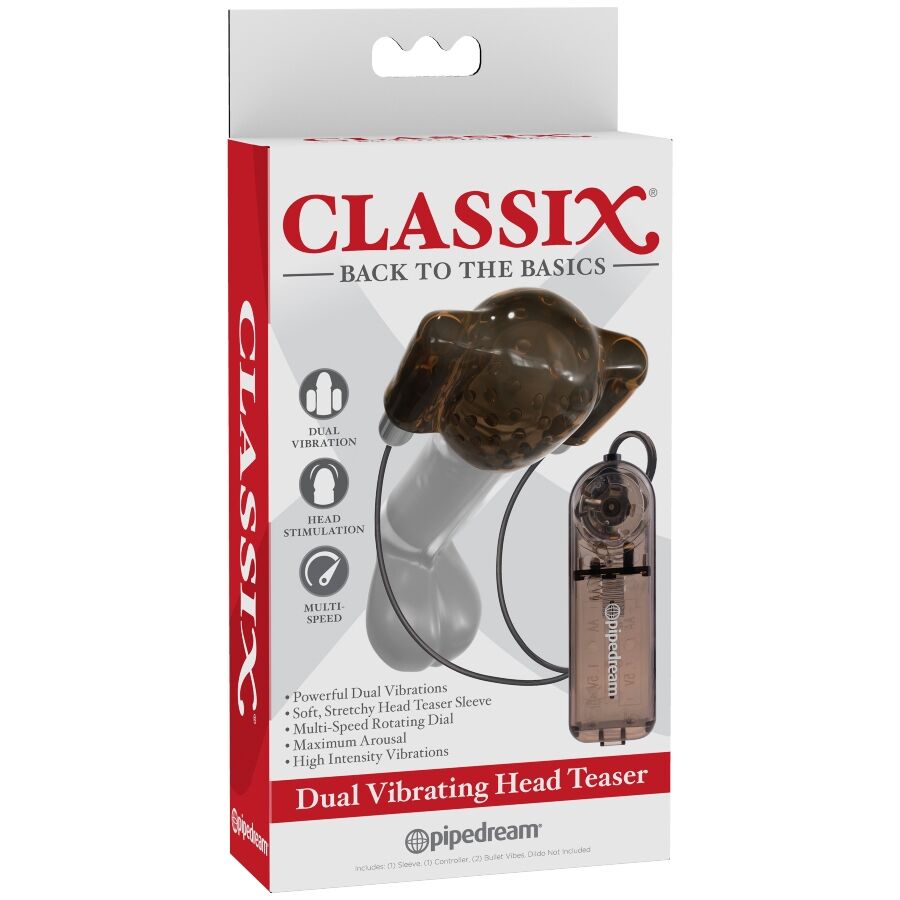 CLASSIX - ESTIMULADOR DOBLE CON VIBRACION - Kanerotika SL