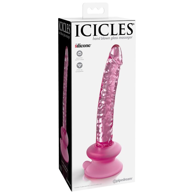 ICICLES - N. 86 DILDO VIDRIO CON VENTOSA - Kanerotika SL