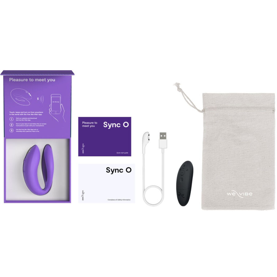 WE-VIBE - SYNC O VIBRADOR FLEXIBLE CONTROL REMOTO VIOLETA - Kanerotika SL