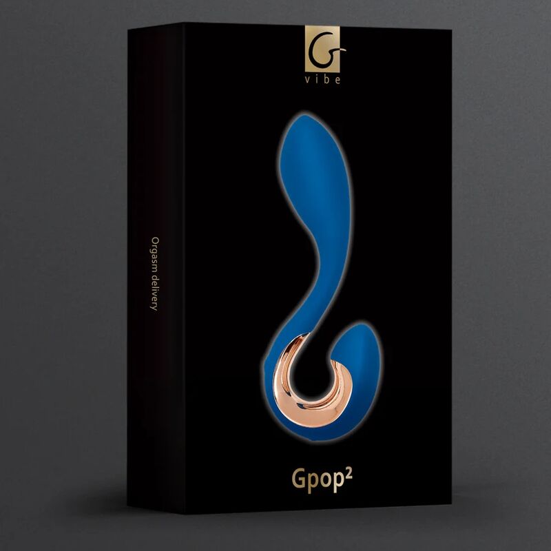 G-VIBE - GPOP 2 VIBRADOR PUNTO G Y P AZUL INDIGO - Kanerotika SL