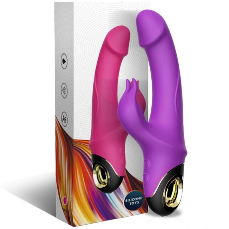 ARMONY - METEROR DILDO VIBRADOR RABBIT ROTADOR VIOLETA - Kanerotika SL