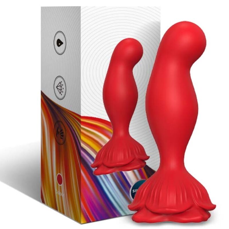 ARMONY - ROSA VIBRADOR & PLUG ANAL CONTROL REMOTO ROJO - Kanerotika SL