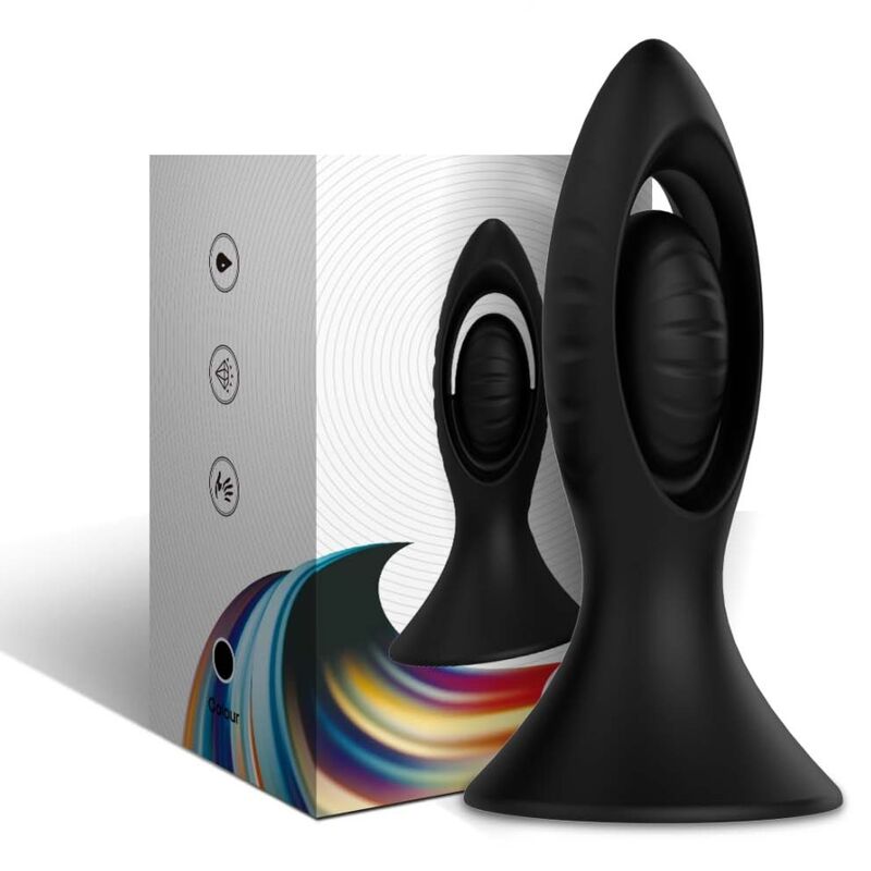 ARMONY - VIBRADOR & PLUG ANAL SILICONA NEGRO - Kanerotika SL