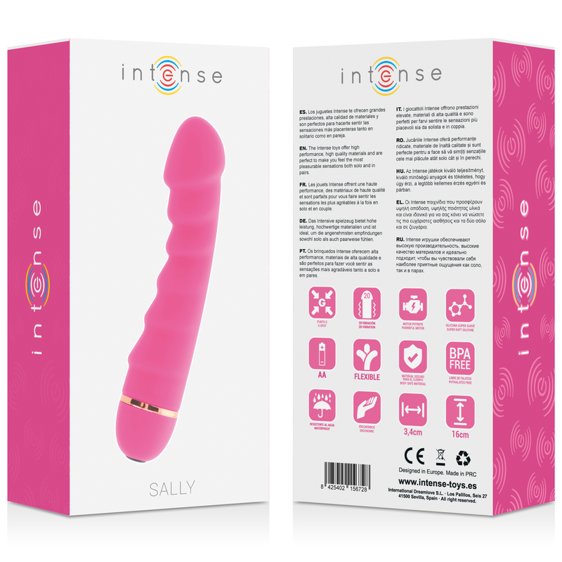 INTENSE - SALLY 20 SPEEDS SILICONE ROSA - Kanerotika SL