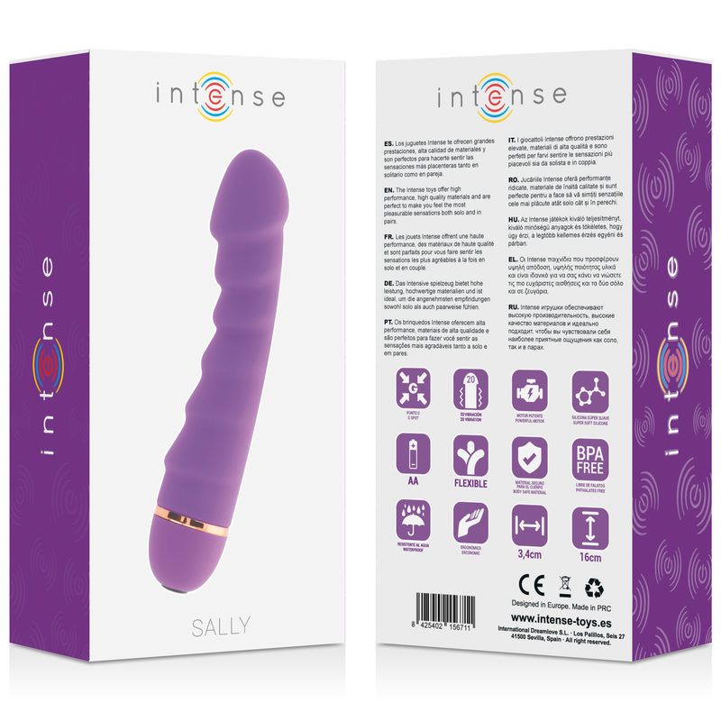 INTENSE - SALLY 20 SPEEDS SILICONE LILA - Kanerotika SL