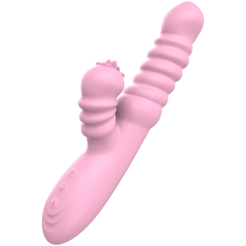 ARMONY - VIBRADOR MULTIFUNCION CON LENGUA ESTIMULADORA EFECTO CALOR ROSA - Kanerotika SL