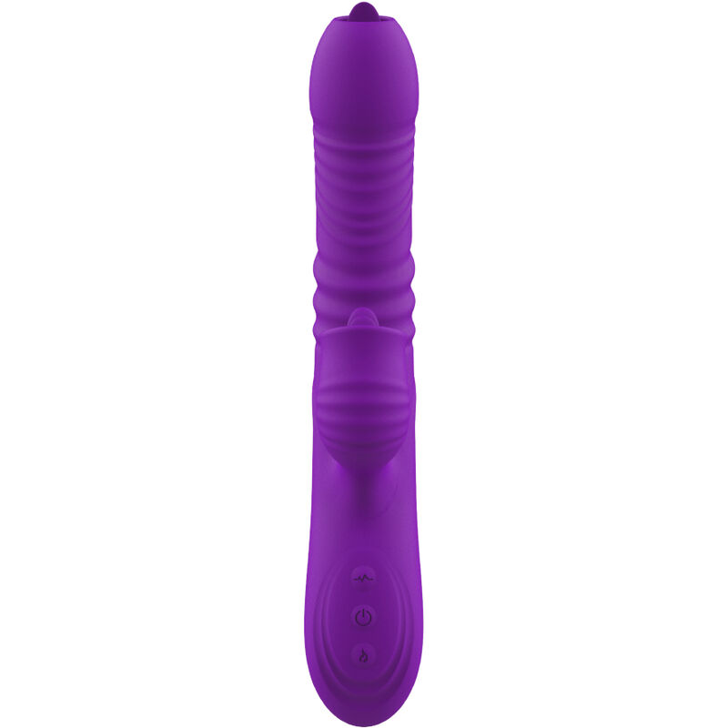 ARMONY - FULLY GSPOT VIBRADOR RABBIT CON LENGUA ESTIMULADORA EFECTO CALOR VIOLETA - Kanerotika SL