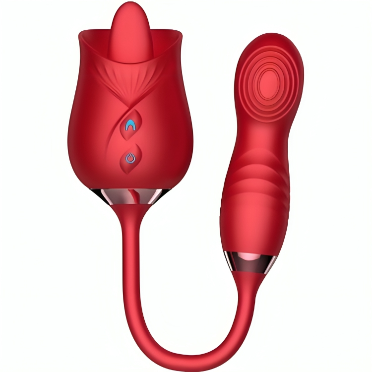 ARMONY - DELIGHT FLOWER VIBRADOR & BUMPING CON LENGUA ROJO - Kanerotika SL