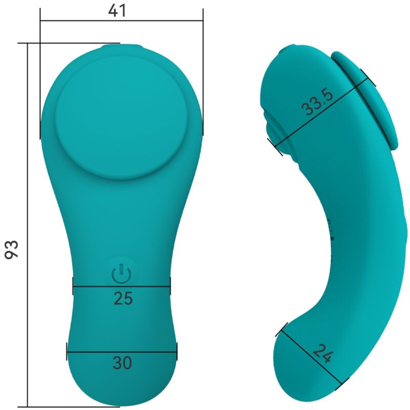 ARMONY - PLEASURE PANTY VIBRADOR CONTROL REMOTO 3 VELOCIDADES VERDE - Kanerotika SL