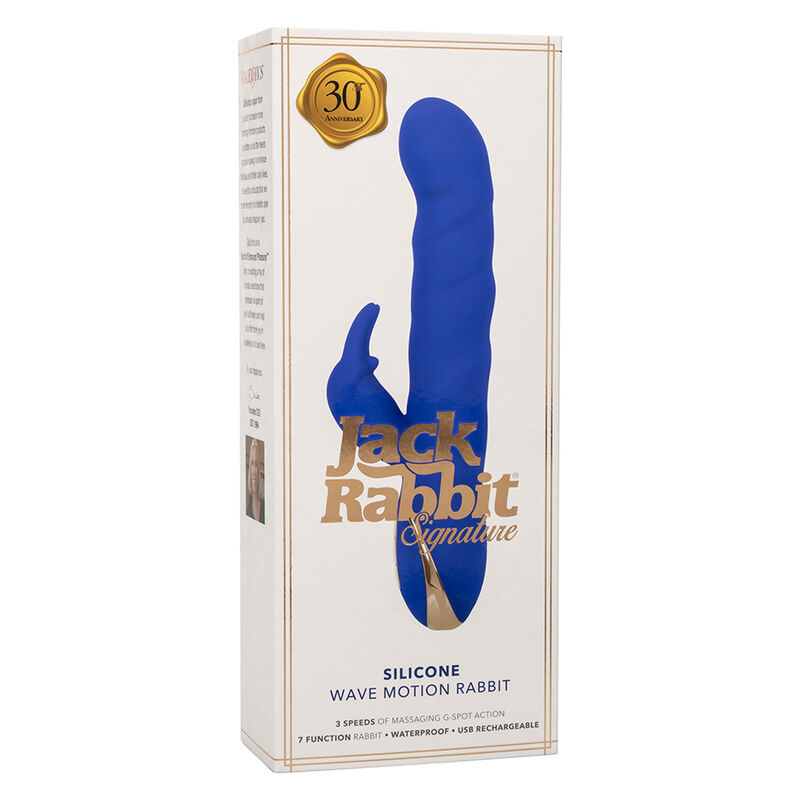 CALEXOTICS - JACK VIBRADOR RABBIT MOVIMIENTO DE ONDAS AZUL - Kanerotika SL