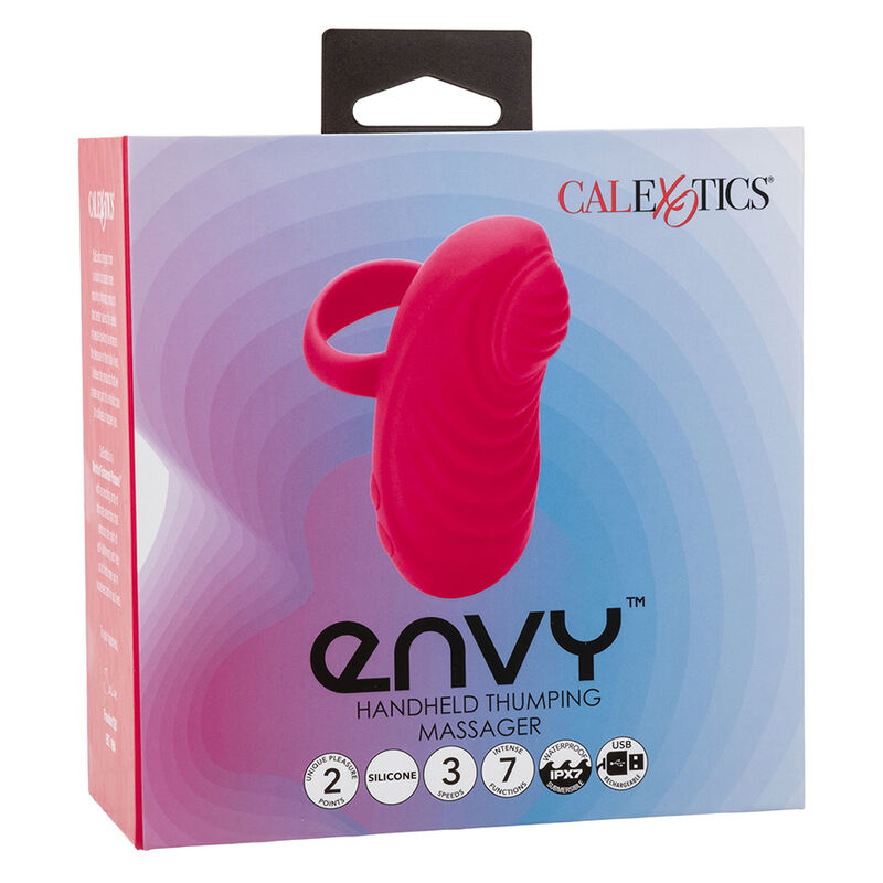 CALEXOTICS - ENVY MASAJEADOR DE BOLA RODANTE 7 VIBRACIONES ROSA - Kanerotika SL