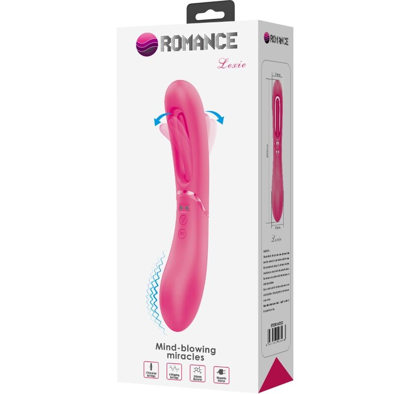 ROMANCE - LEXIE VIBRADOR PUNTO G 7 VIBRACIONES ROSA - Kanerotika SL