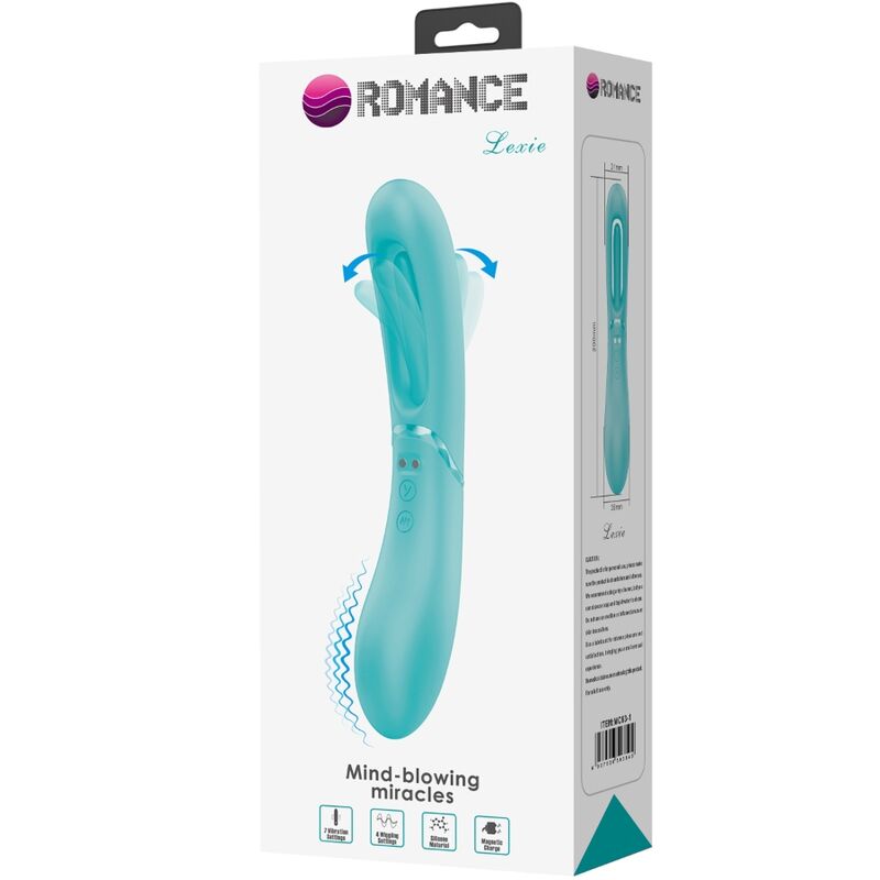 ROMANCE - LEXIE VIBRADOR PUNTO G 7 VIBRACIONES AZUL - Kanerotika SL