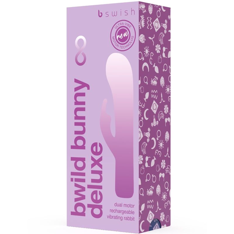 B SWISH - BWILD BUNNY INFINITE DELUXE VIBRADOR RABBIT 10 VIBRACIONES MORADO - Kanerotika SL