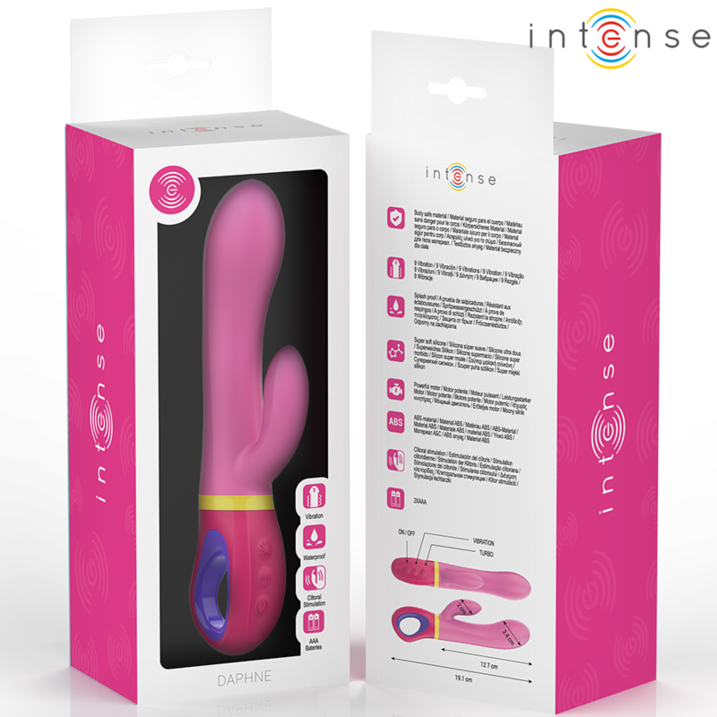 INTENSE - DAPHNE VIBRADOR RABBIT ROSA - Kanerotika SL